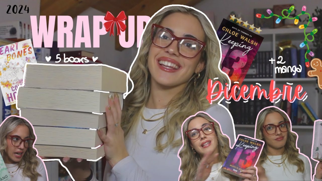 WRAP UP di Dicembre♡︎ letture correnti, booktok, nuovi libri 2024 #wrapupdicembre