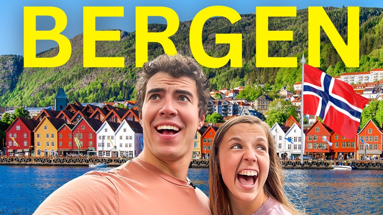 Прекрасный день в Бергене, Норвегия 🇳🇴 (мы любим этот город)