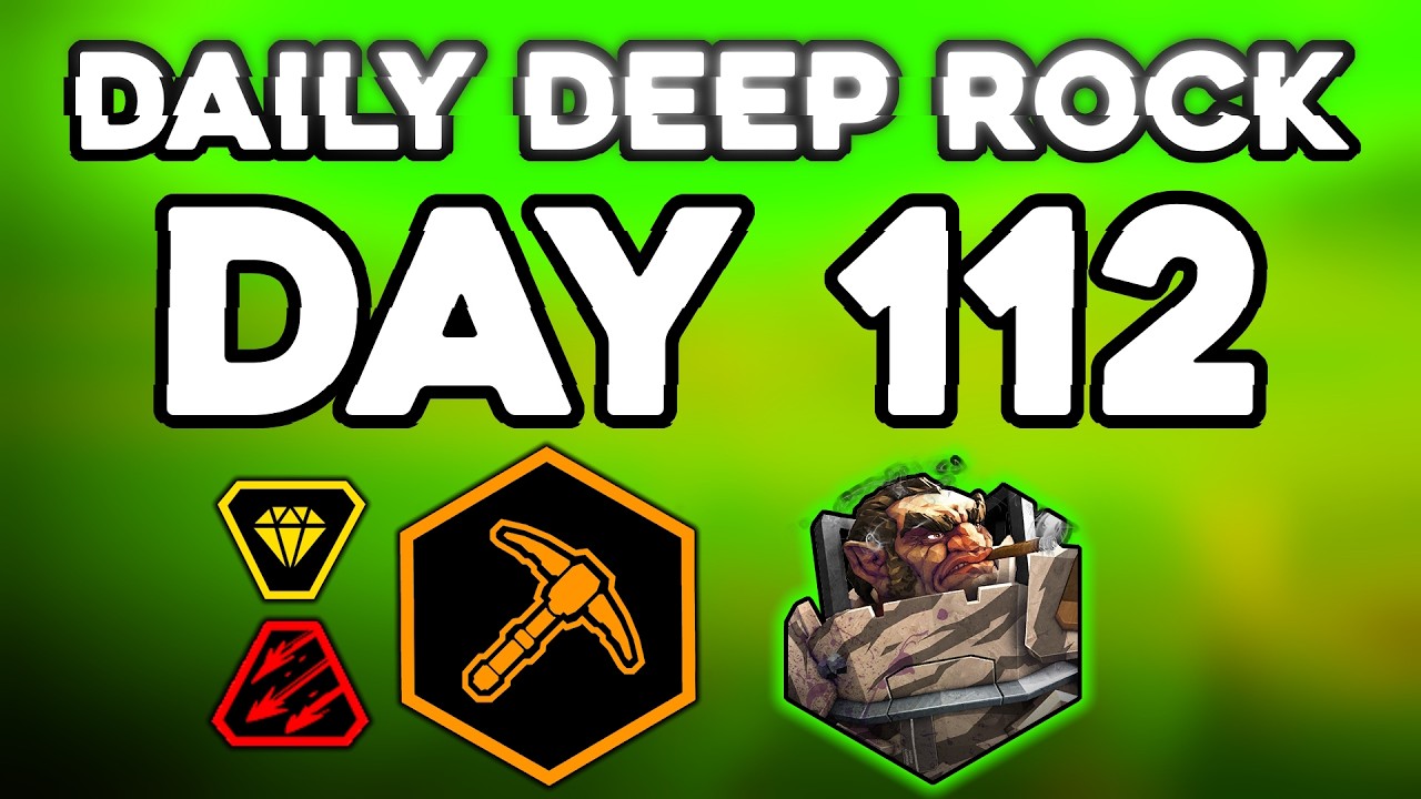 Daily Deep Rock - Day 112 / Gunner / Mining Expedition / Ossuary Depths
