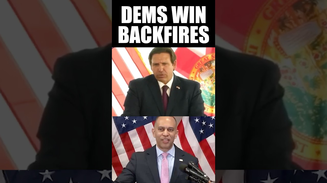 The Exact Moment Hakeem Jeffries Regretted Threatening Ron DeSantis