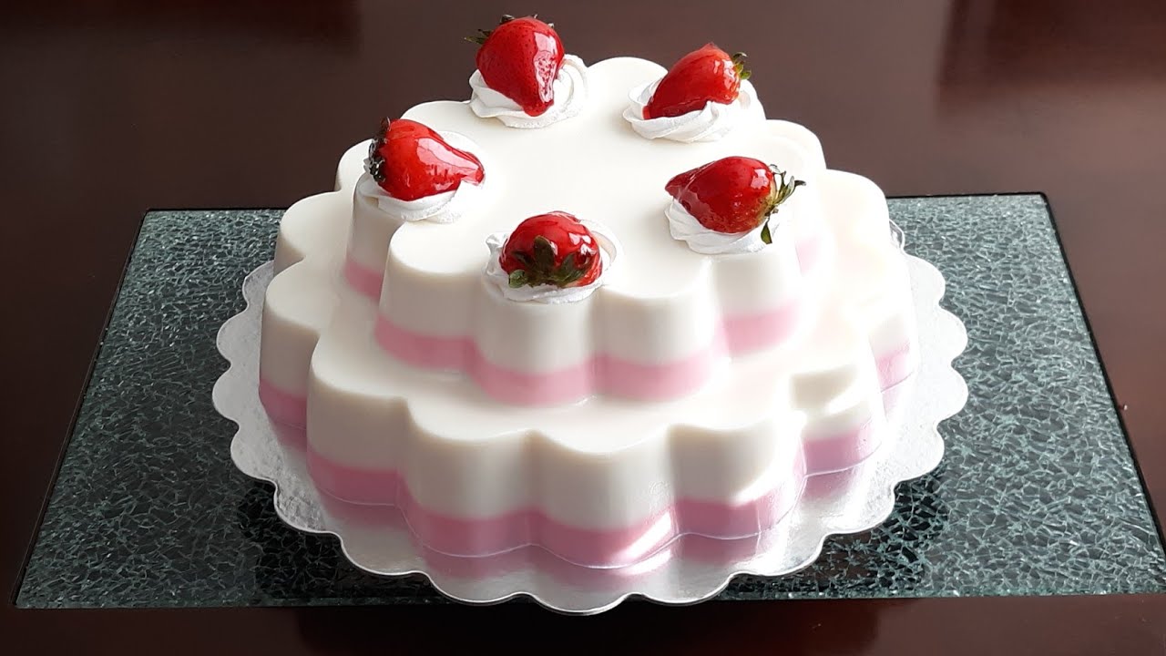 Gelatina para Baby Shower  para  Niña muy Deliciosa Fresa y Horchata