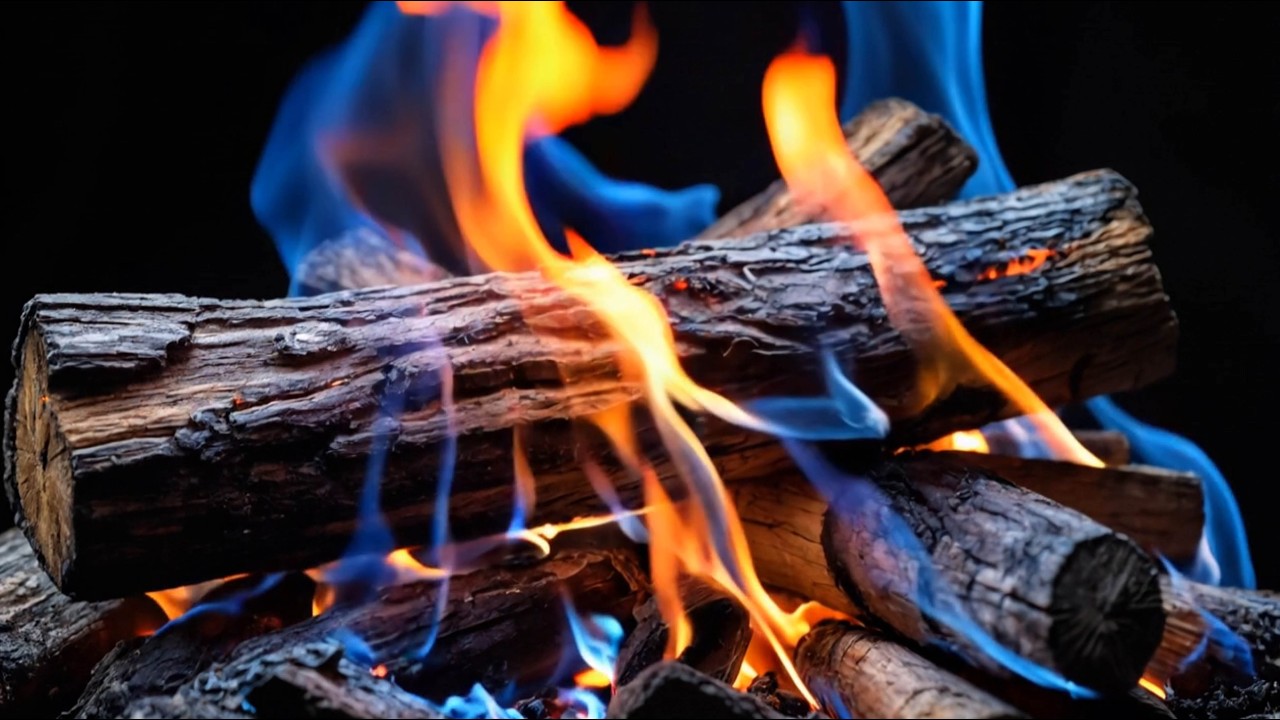 Relax Instantly with This Color-changing Fireplace 🔥 Calm Fire Ambience for Sleep & Stress