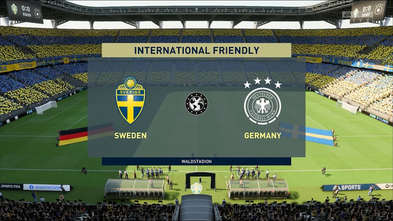 FIFA 23 - Sweden vs Germany | At Waldstadion | Full Match