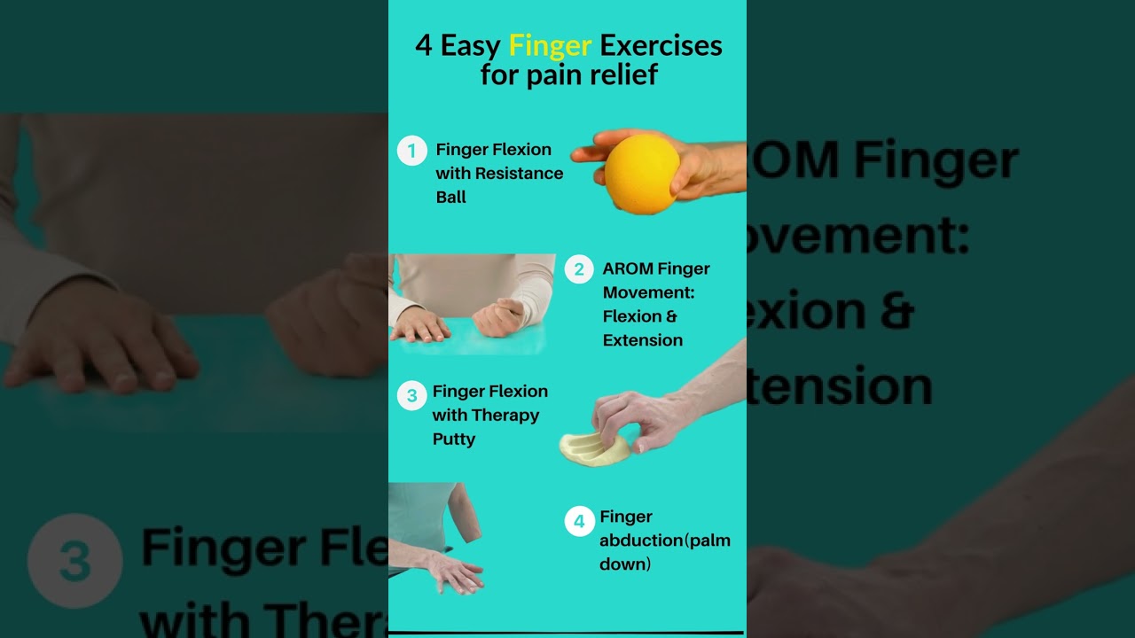 4 simple finger exercises you can do at home!
