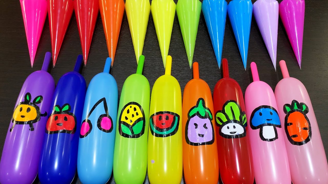 MAKING SLIME WITH PIPING BAG VS BALLOON ! SATISFYING VIDEOS #6934