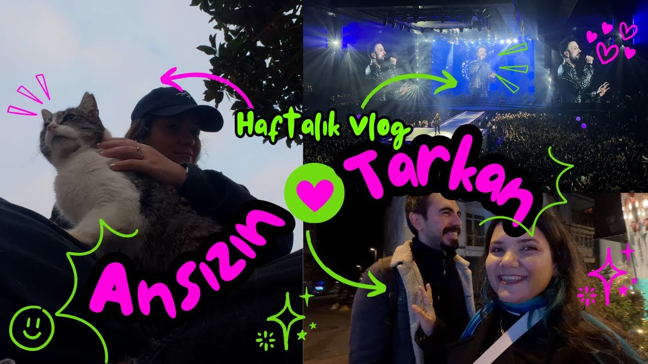 Ansızın çıkan Tarkan konseri | 1 haftalık vlog