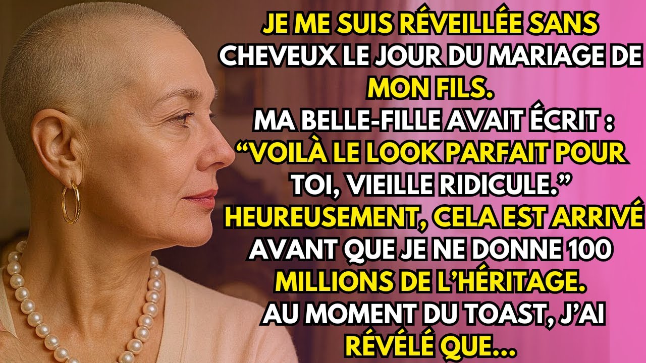 Le jour de fête est devenu cauchemar: chauve au mariage de mon fils, un mot cruel m’attendait.