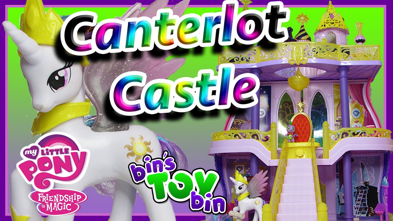 My Little Pony Canterlot Castle Playset with Princess Celestia & Spike! Review by Bin's Toy Bin