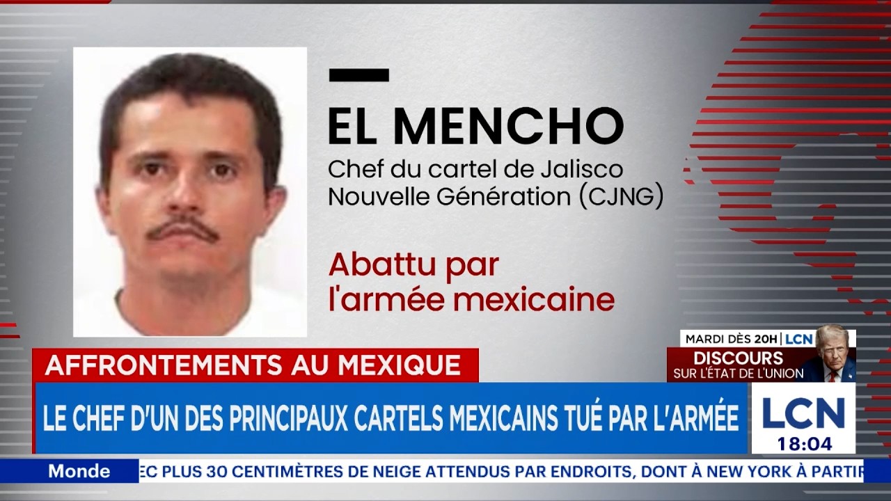 Baron de la drogue tué au Mexique: qui est «El Mencho»?