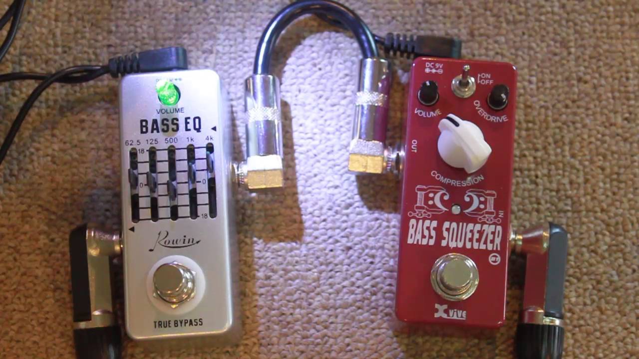 xvive bass squeezer and rowin bass eq review