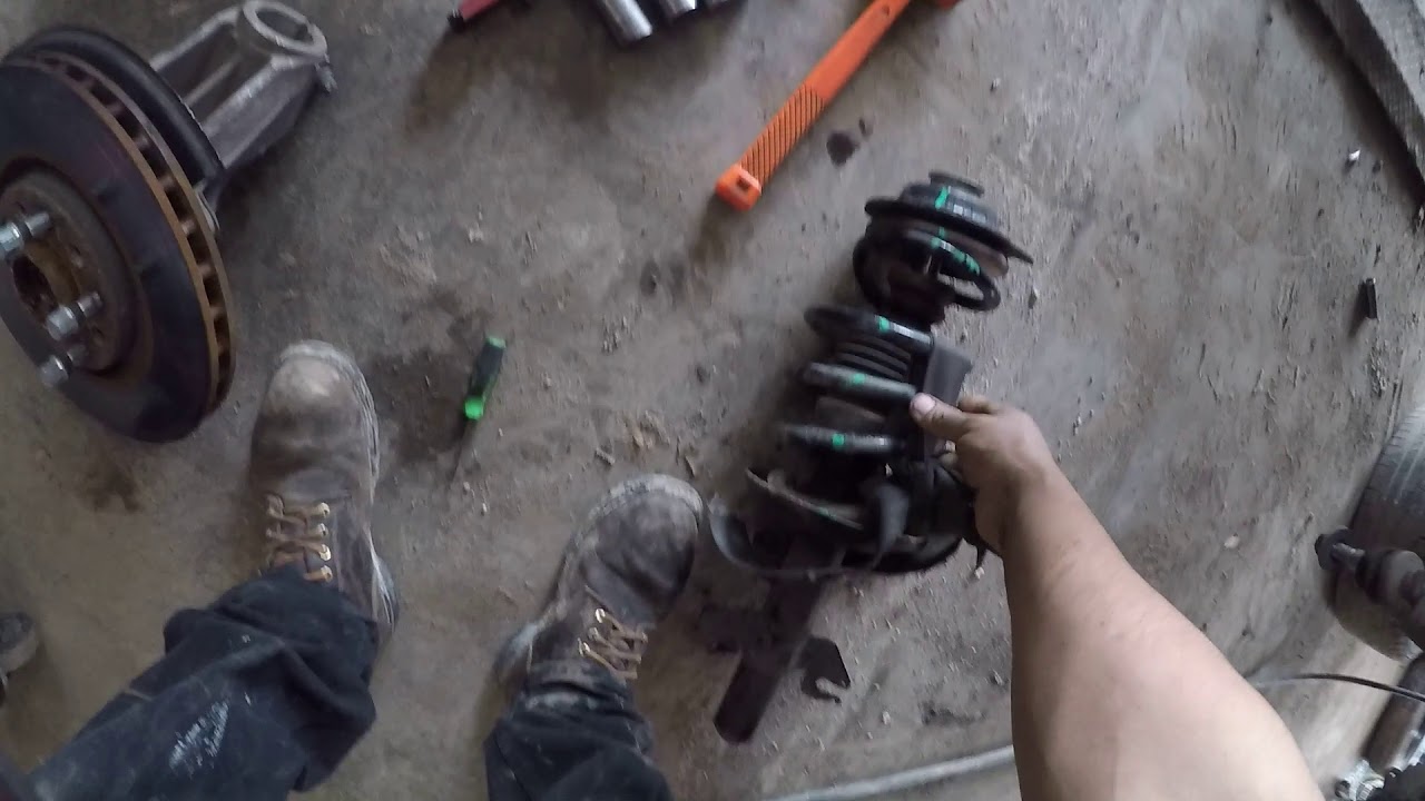 Installing front struts on a 2014 dodge dart