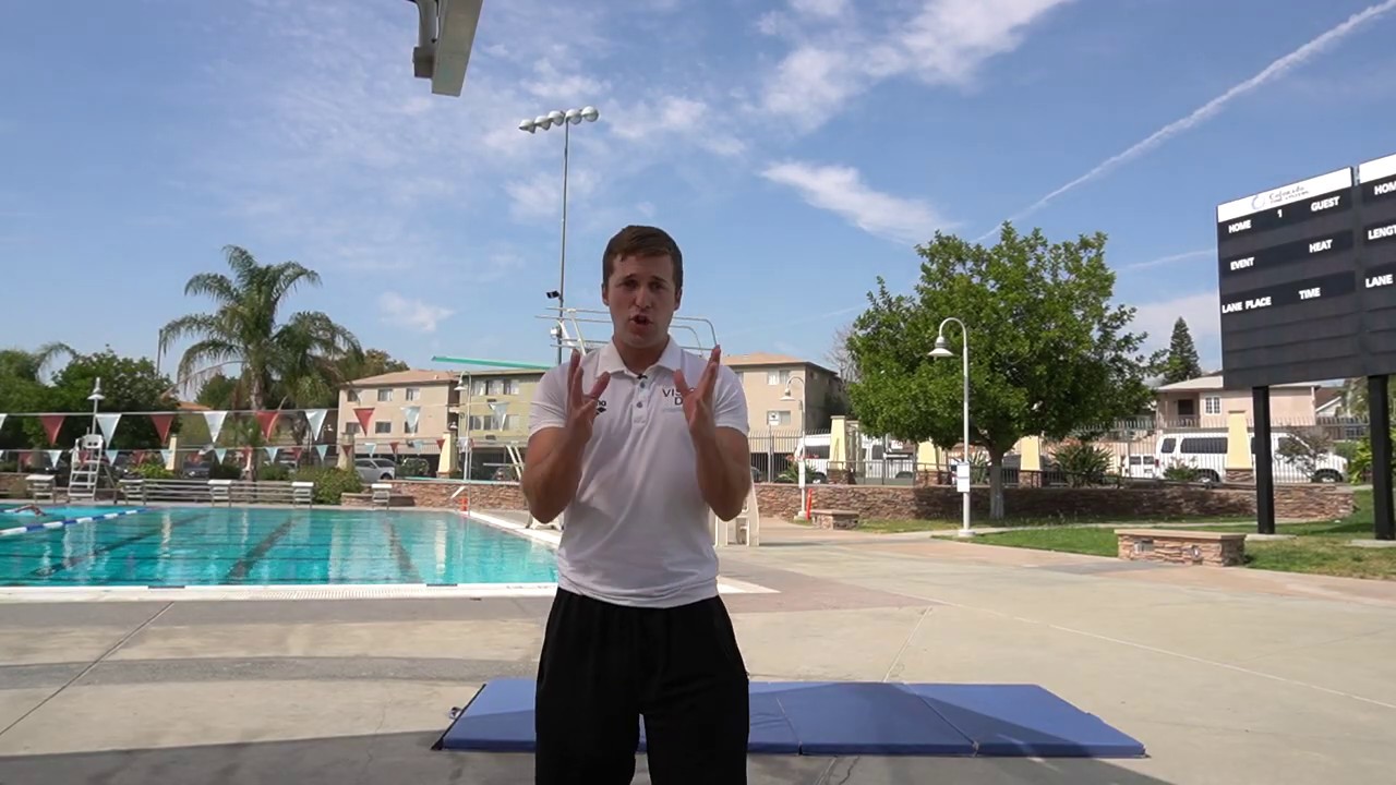 Skill Introduction and Forward Jump Hold (Springboard diving drills tips and tutorials)