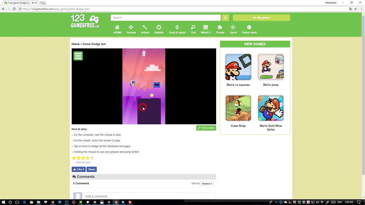Best entertainment game of 2018 is called Dodge Bot