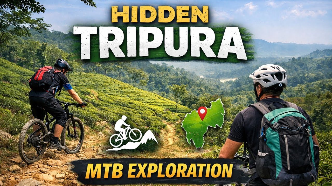 Exploring Tripura’s Tea Estates on MTB | Off-Road Riding Adventure