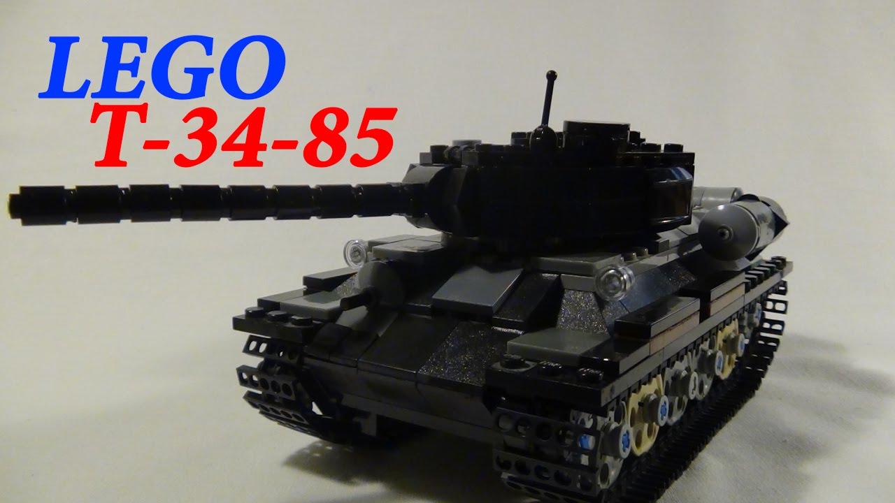 LEGO T-34-85 [Lego Tank MOC] (reuploaded)