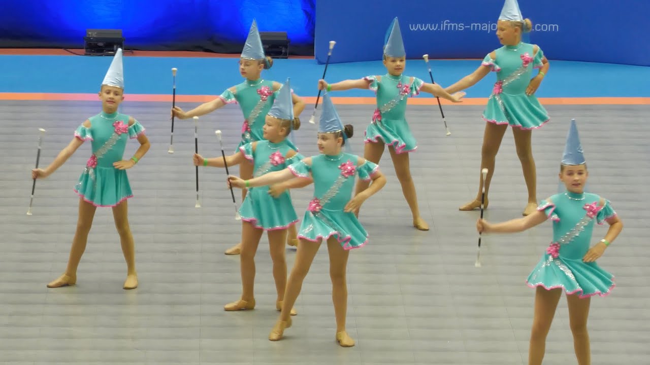 Majorettes *VIVA Strzelce Wielkie* BATON stage / Mažoretki- Ostrava 2025 WM Championship