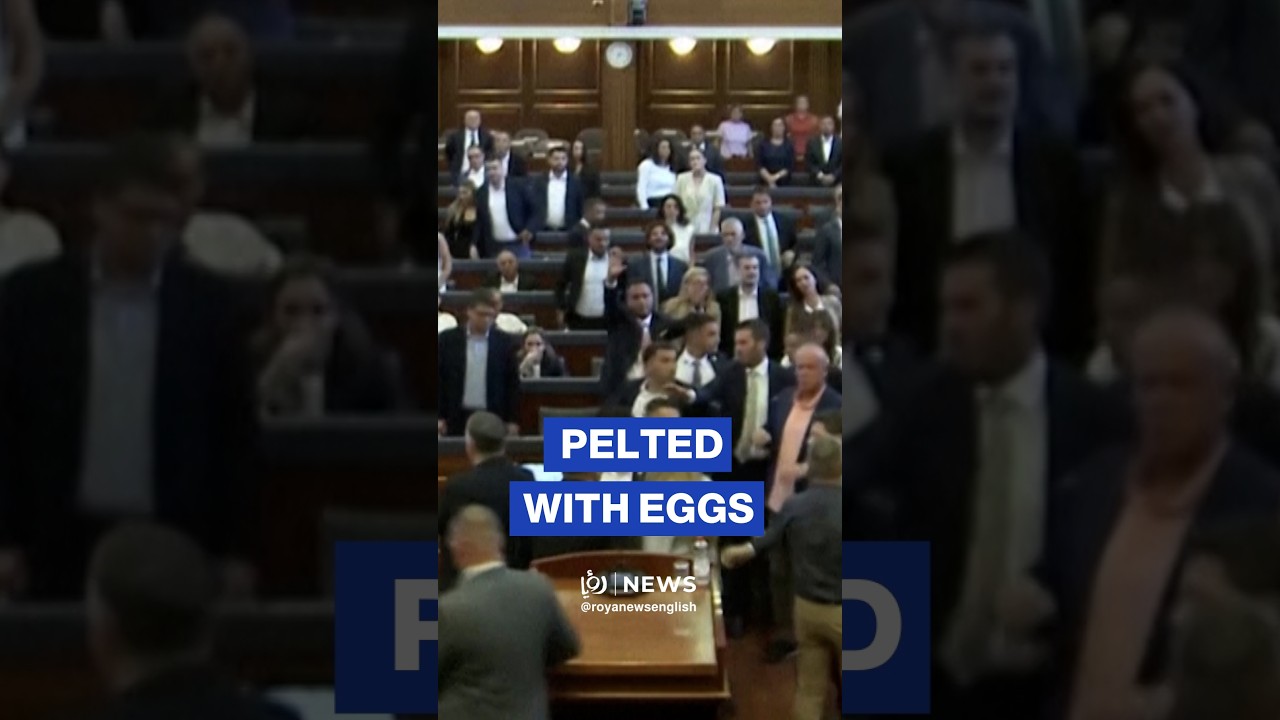 🍳 🇽🇰 Kosovan PM pelted with eggs in parliament as political deadlock deepens