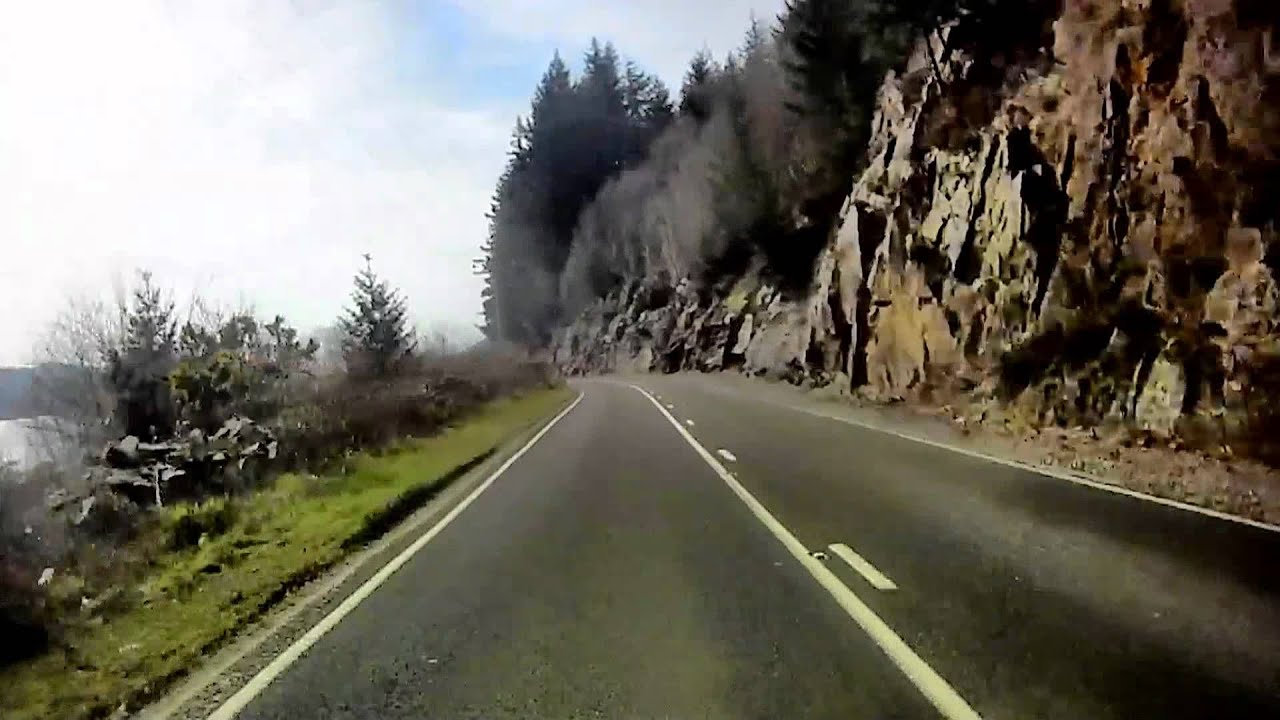 A82 Loch Ness, Drumnadrochit to Ft Augustus 28 Mar 12