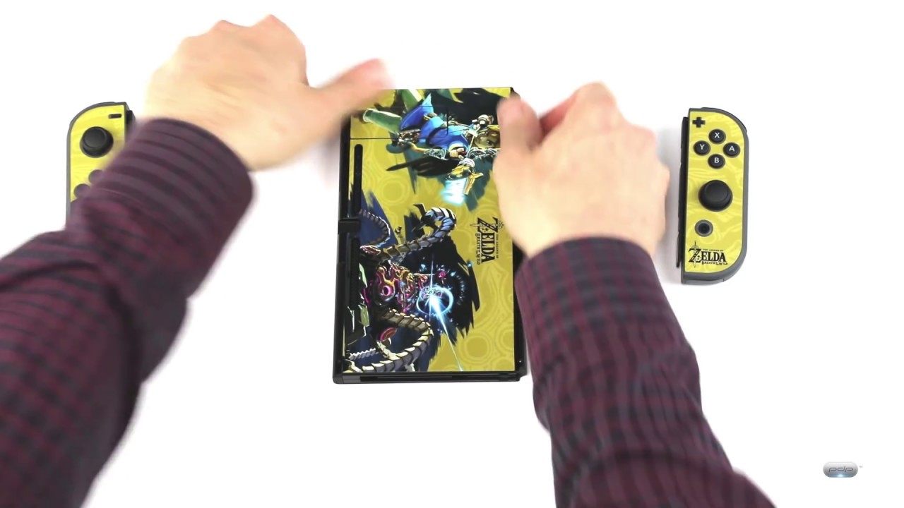How to Apply PDP's Nintendo Switch Zelda Skins & Screen Protector