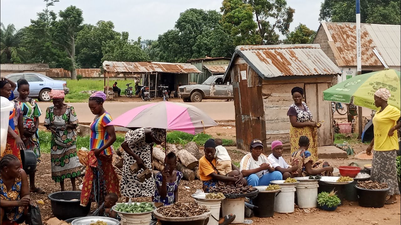 African Village Market//Farmers market in Katsina Ala🇳🇬🇳🇬