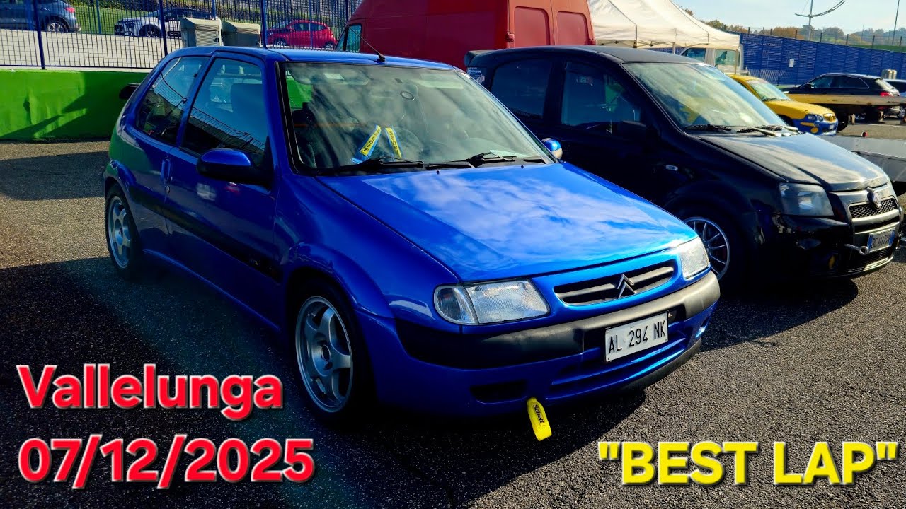 Vallelunga 07/12/25 - Saxo Vts 16v - 2:04,9