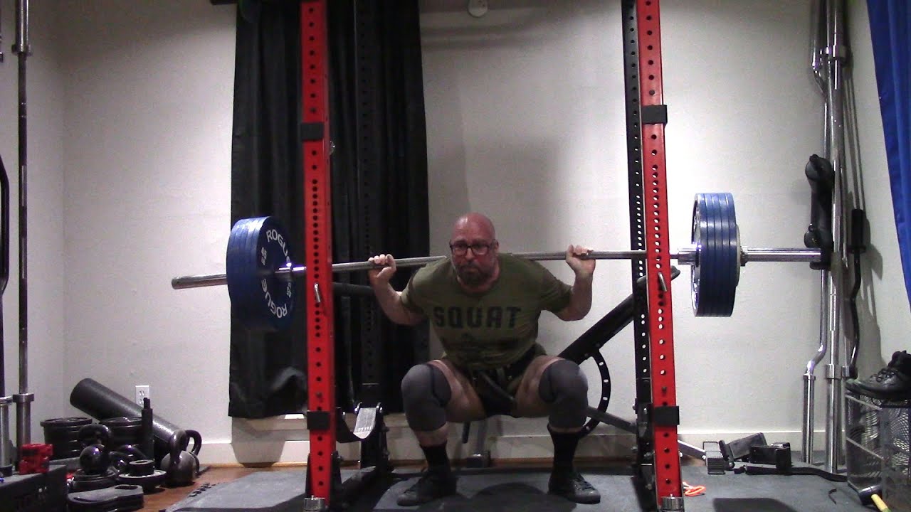 Back Squat 525 Lbs - 4-25-2022 Today's Top Single!!!