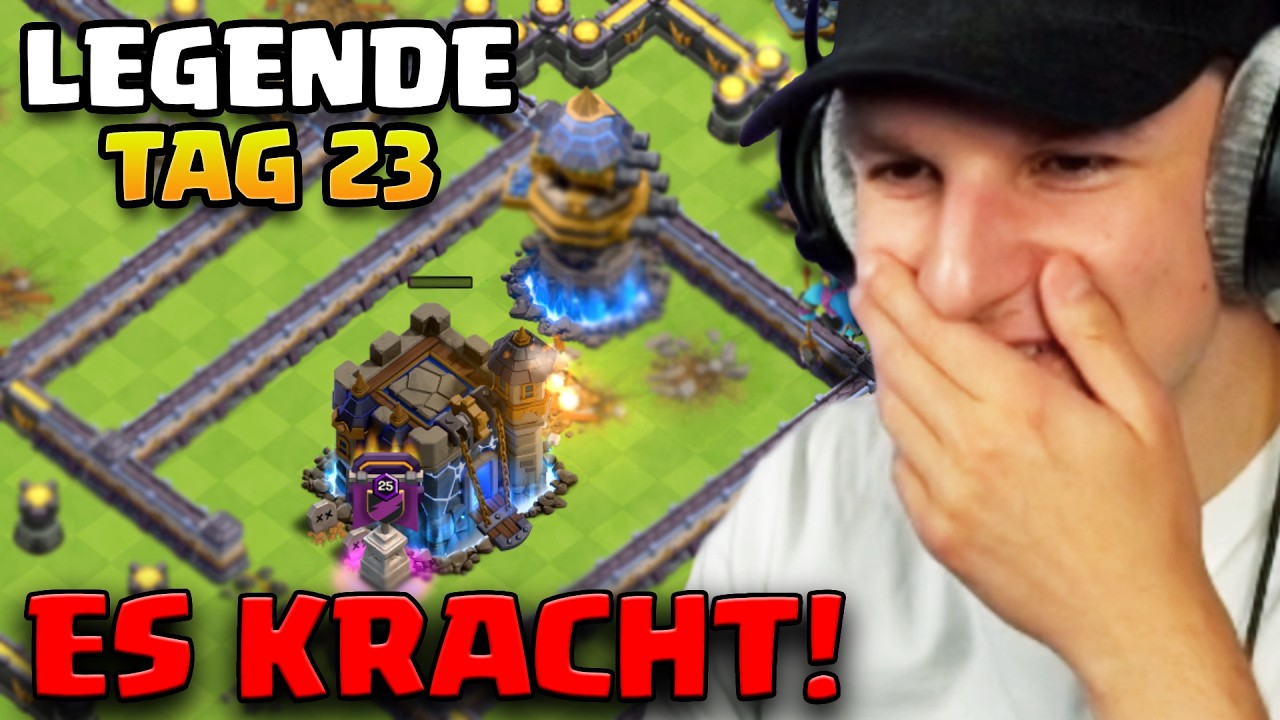 WAHNSINN! 🤬 ALLE Angriffe [Tag 23] 🏆 Legenden Liga Push | byHenrik Clash of Clans Highlights