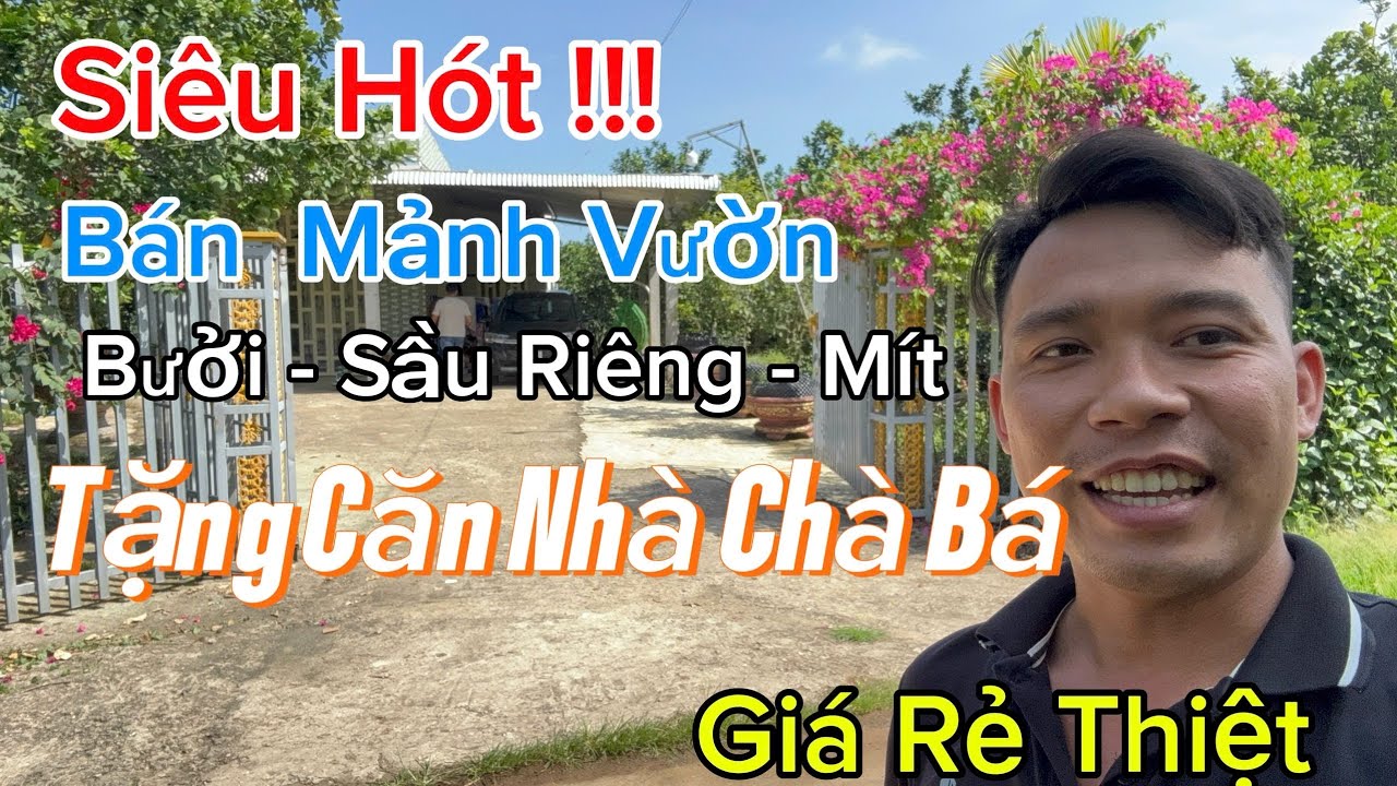 NHÀ VƯỜN NGHỈ DƯỠNG + BƯỞI DA XANH TẾT – TÀ LÀI, DỌN VÀO Ở NGAY LUÔN