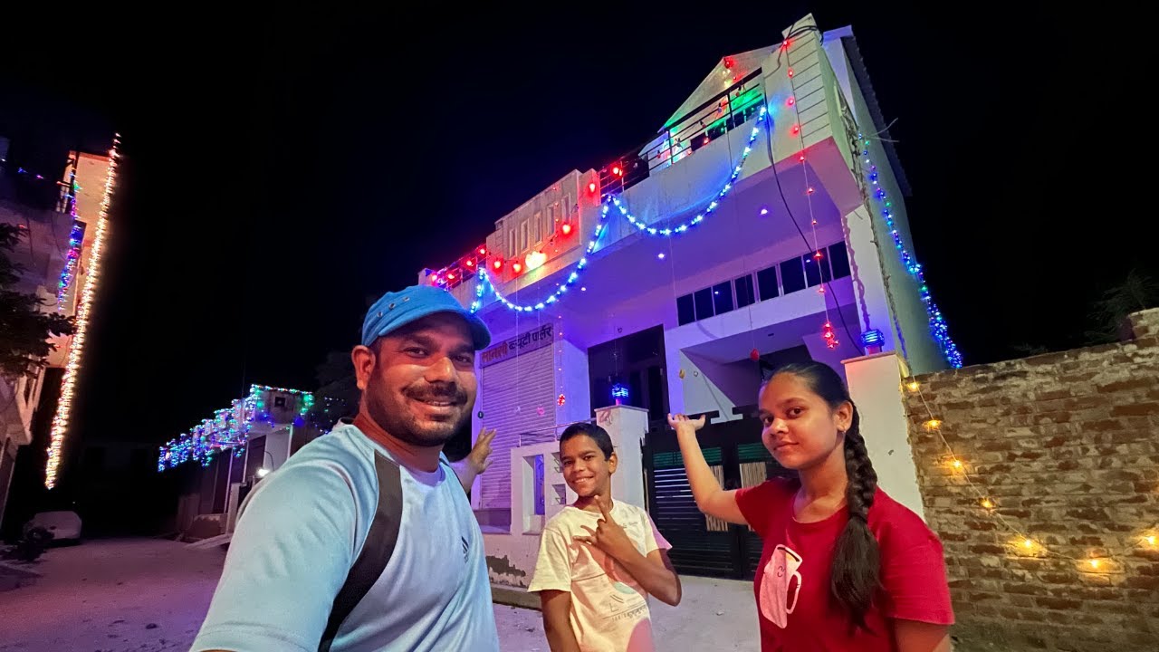 Diwali Par Sajai Decoration Lights 😃