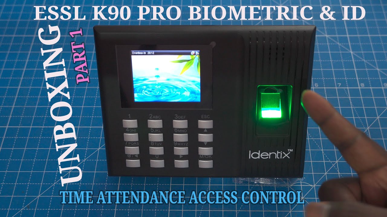 Essl Identix K90 Pro Biometric & ID based Time and attendance access controller | Unboxing