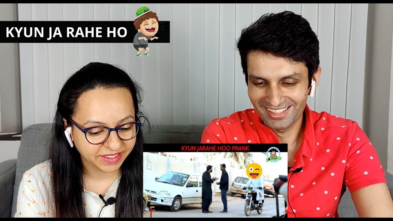 Indians reacting to Nadir Ali  Kyun Ja rahe ho Prank | P4 Pakao