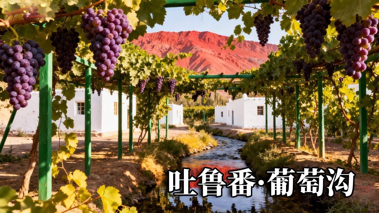 吐鲁番之旅——葡萄沟，这里唯一的5A级景区，可以深入了解当地文化传统！【行走世界的北京老刘】