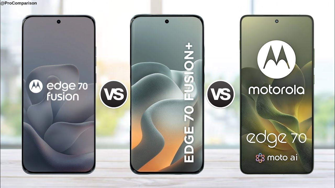 Moto Edge 70 Fusion 5G против Moto Edge 70 Fusion Plus против Moto Edge 70 5G || Полное сравнение