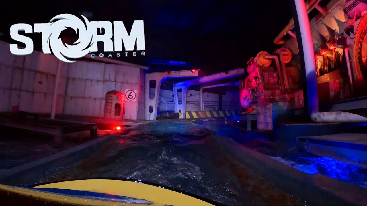 Storm Coaster 4K Front Seat POV - Sea World Australia
