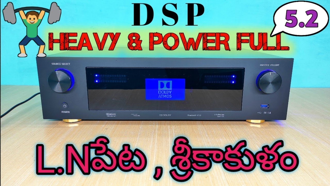 5.2 DSP AMPLIFIER// #DOLBY ATMOS HOMETHEATRE//#SATISHTECHAUDIOS