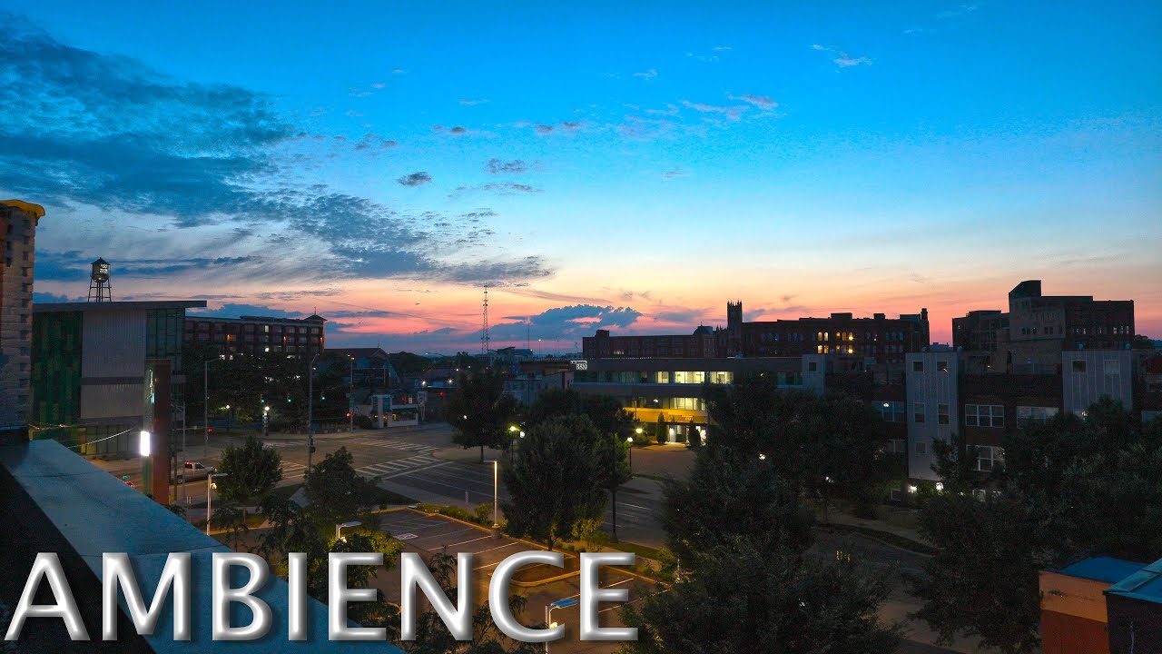 Imagine a Rooftop Sunrise | Ambience & Sounds | Studying Focus Relaxation Nature