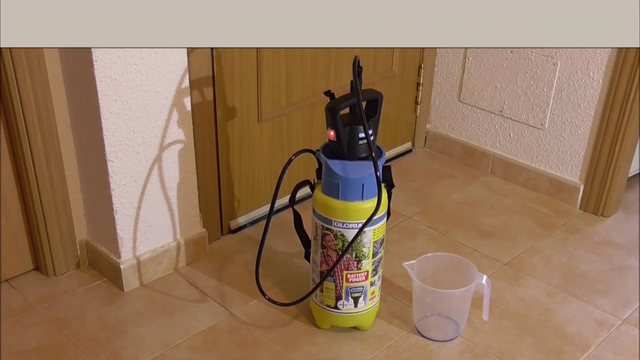 Gloria AutoPump Set bomba eléctrica 5 litros. Unboxing. Desempaquetado.