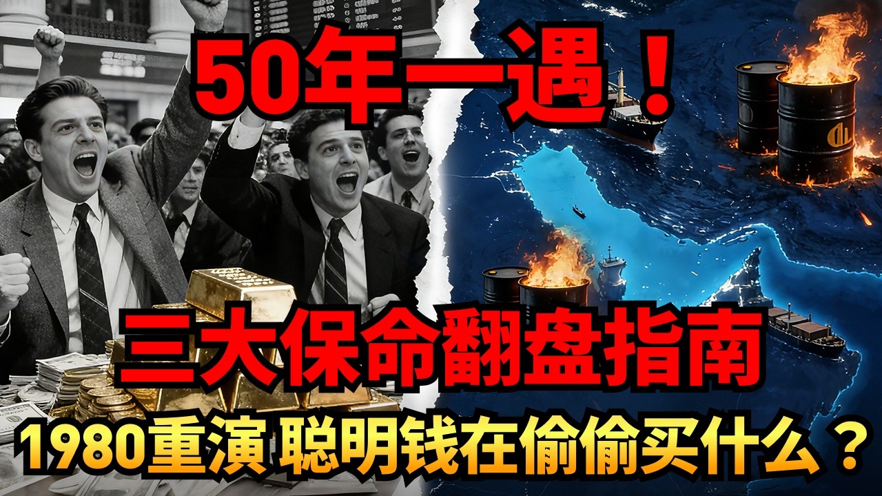 封印50年的“宏观幽灵”出笼！半个世纪前的造富神话，正被这3个信号点燃！｜#滞胀危机 #黄金白银投资 #抗通膨 #资产配置