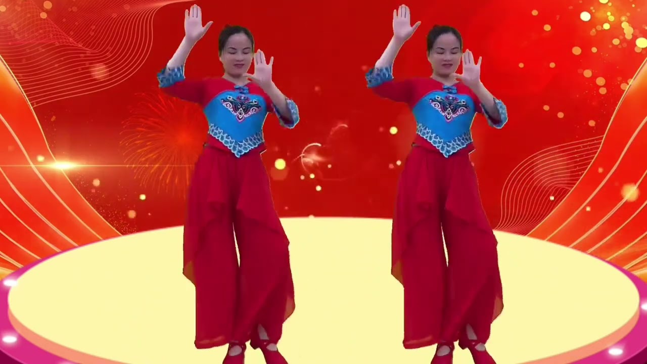 广场舞《张灯结彩》《拜新年》《祝你发大财》《幸福安康团圆年》