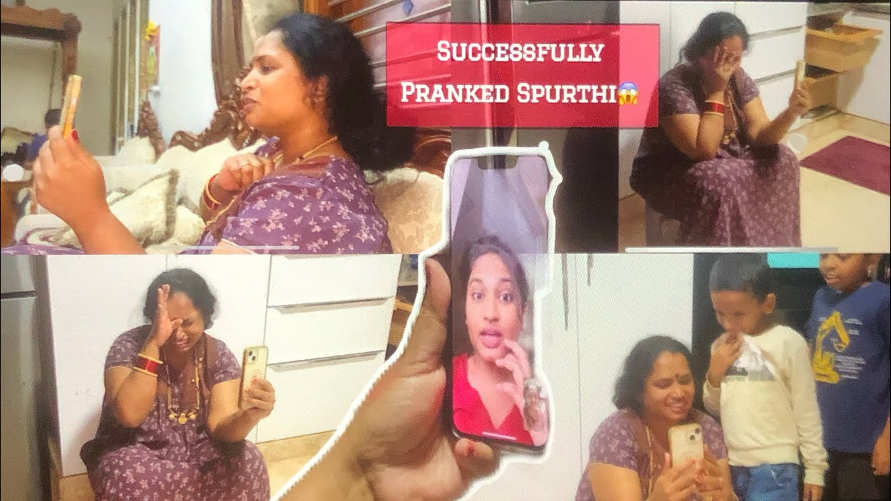 We Pranked Spurthiii😱||Her Reaction😨🤯~SPURTHI VLOGS||