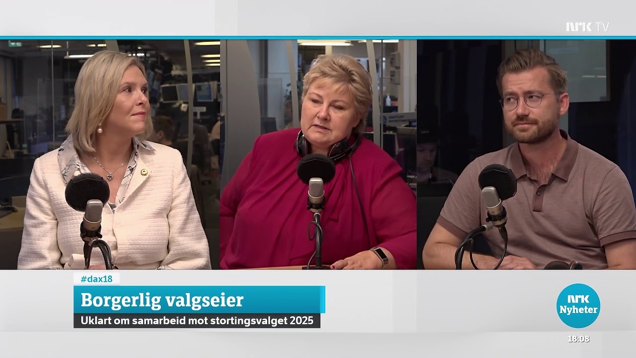 Dagsnytt 18 12.09.2023 Erna Solberg