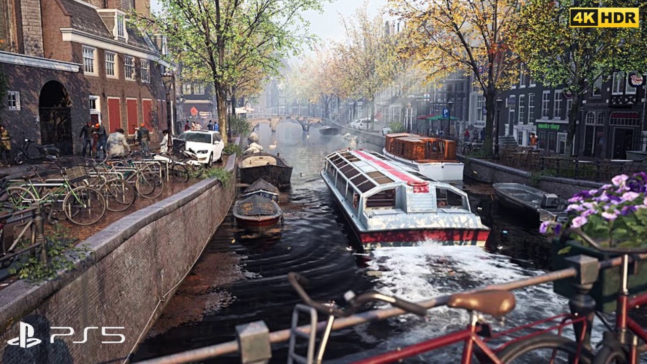 Call of Duty Modern Warfare 2 Amsterdam looks *incredibly* realistic Ray Tracing HDR 4K 60FPS