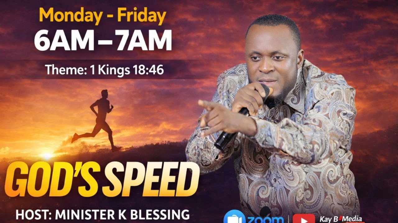 GOD’S SPEED REVIVAL 🔥Day 5 |5 Days Powerful Morning Prayer (6AM - 7AM) | Minister K Blessing (DAY 5)