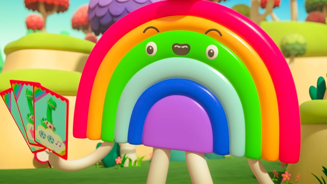 Rainbow  Color Matching Card Game 🌈 Mia's Magic Playground | Fun Kids Cartoons | After School Club