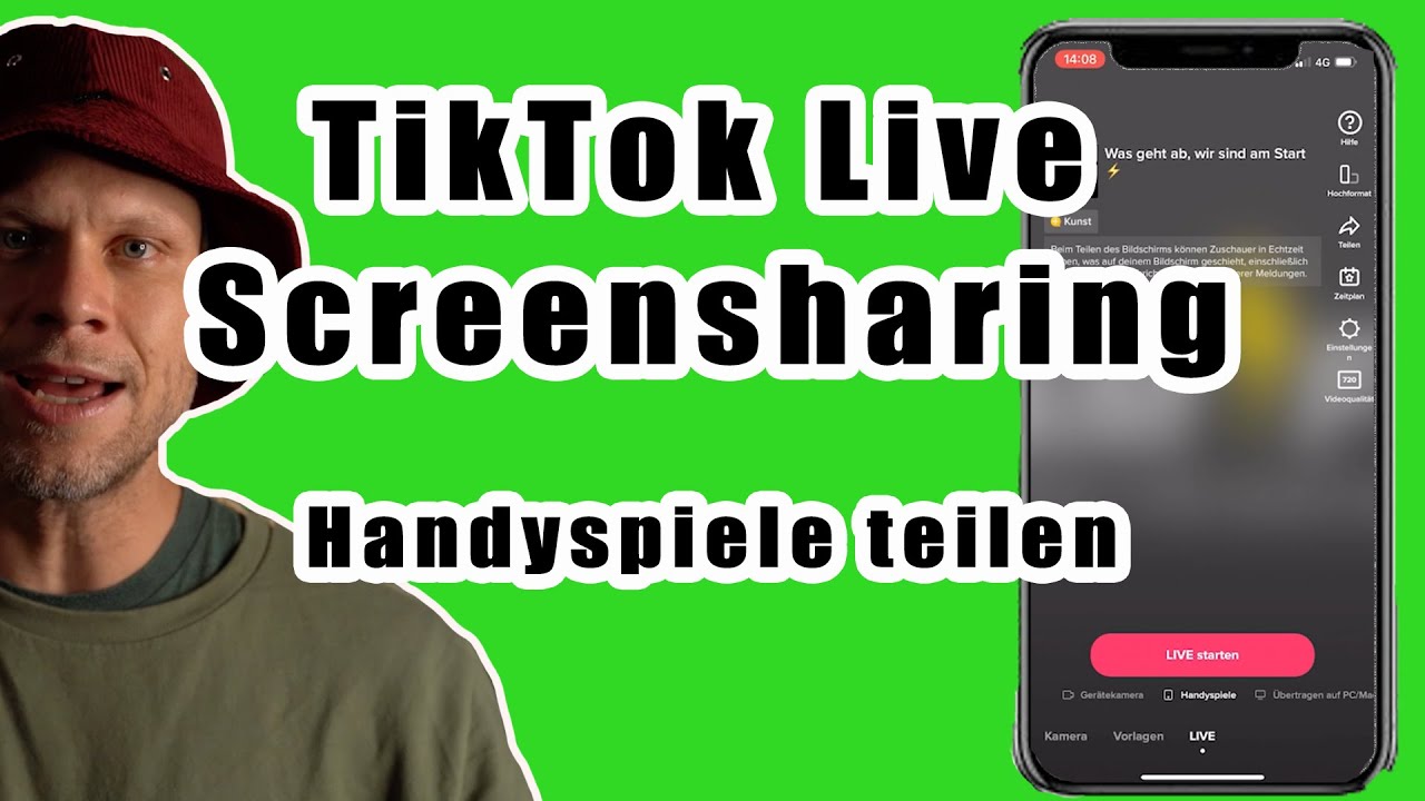 🎮 TikTok Live Screensharing &ndash; Handyspiele streamen | #FragdenDan #einfachdan