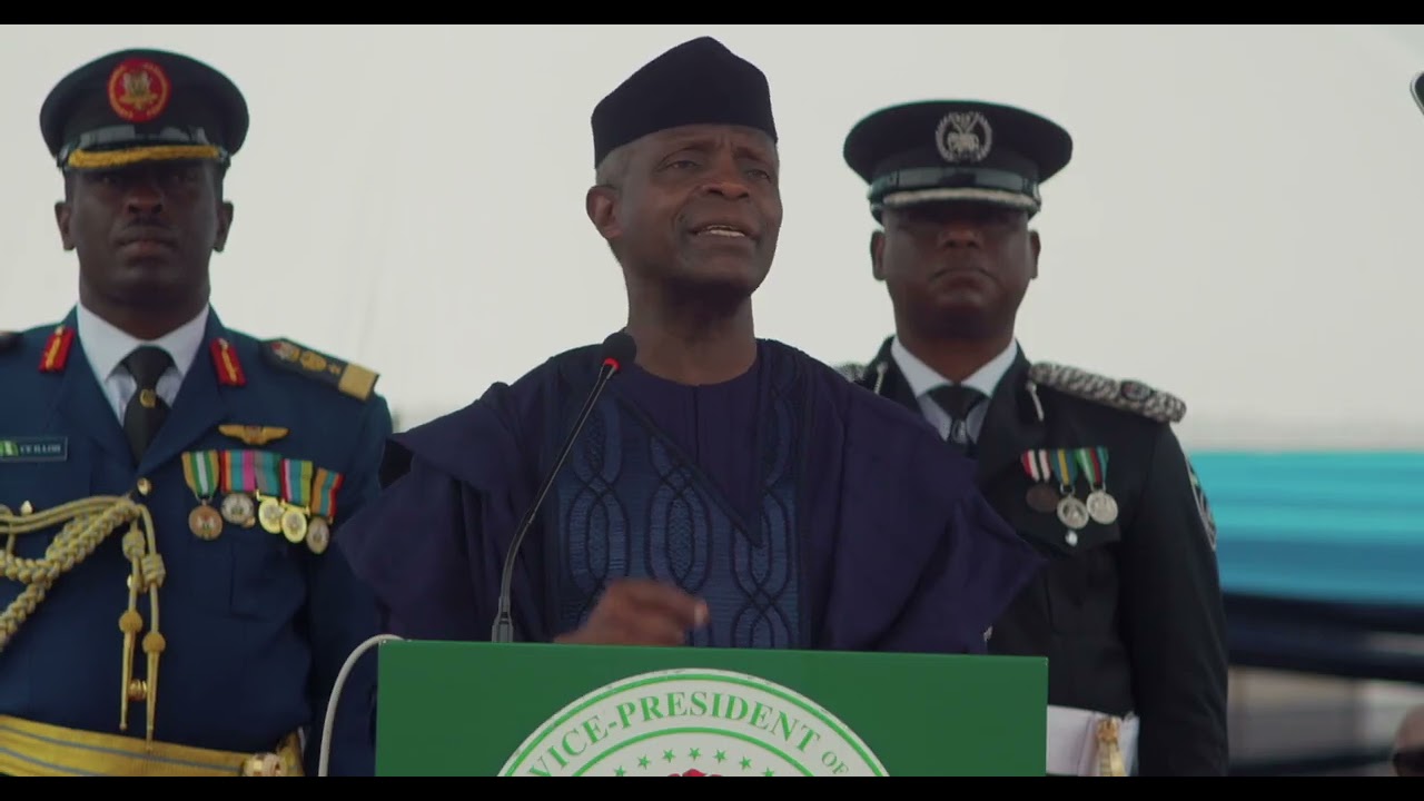 Osinbajo Commends NAF’s Confidence, Charges Force To Collaborate More To Enhance Capacity