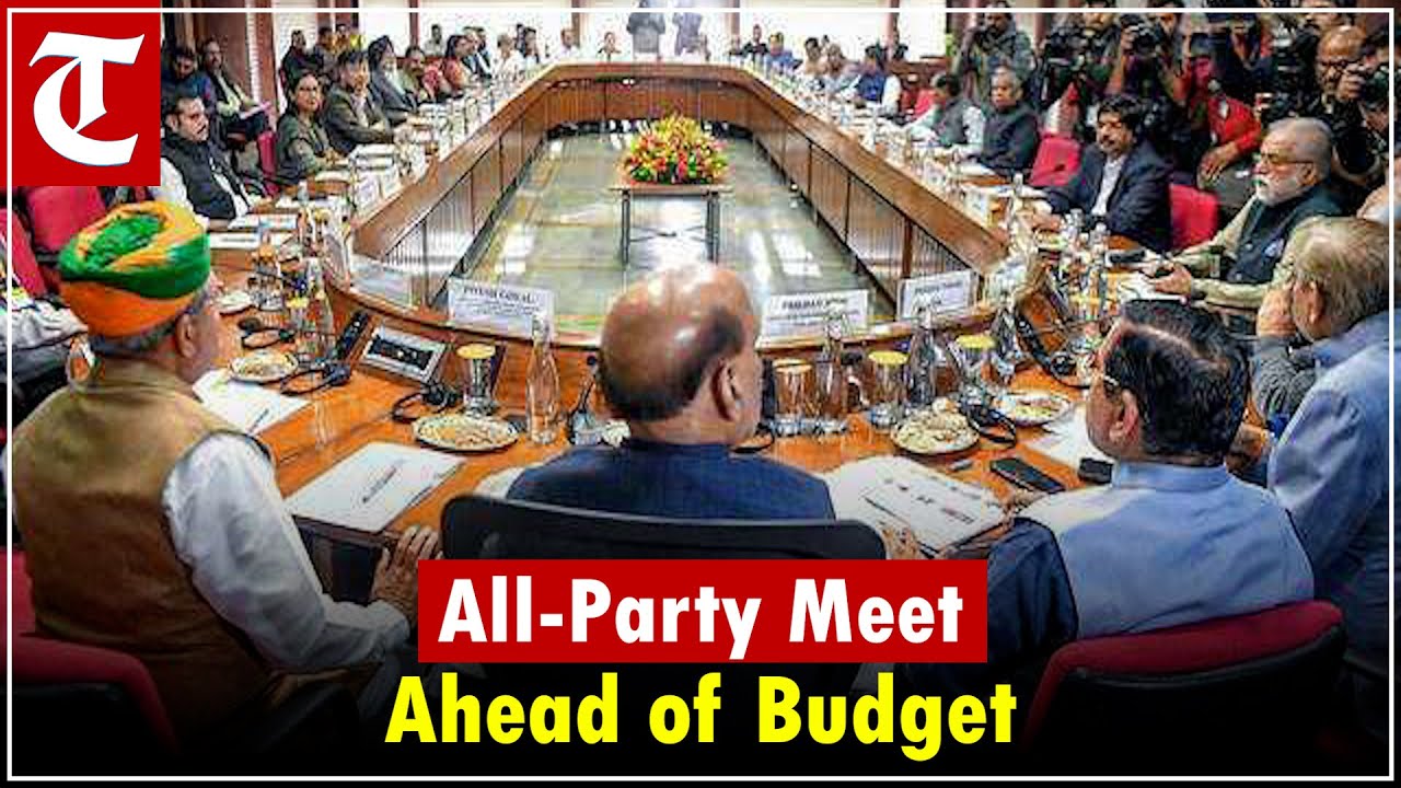 LIVE : Delhi All-Party Meet Ahead of Budget Session 2026 | PM Modi, Amit Shah Present
