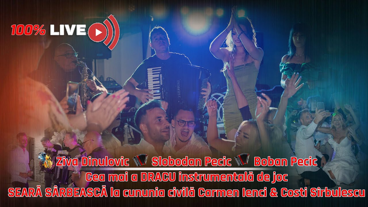 Cununie Carmen Ienci și Costi Sirbulescu || Ziva, Slobodan si Boban || Cea mai a DRACU instrumentala