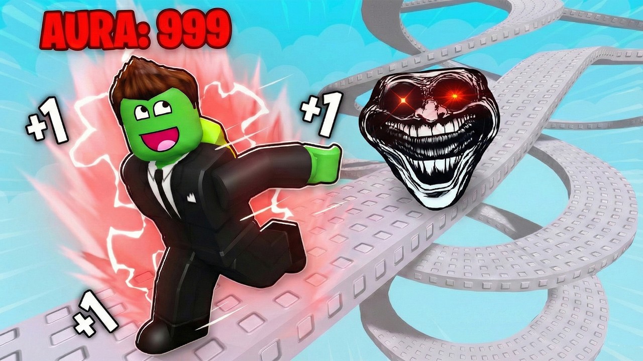 Roblox, dar UN PAS = +1 AURA