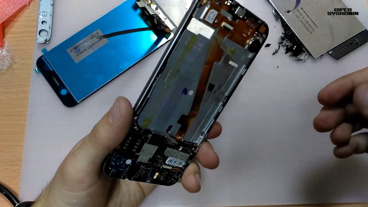 ZTE Blade X7. Как разобрать. Замена дисплея, тачскрина